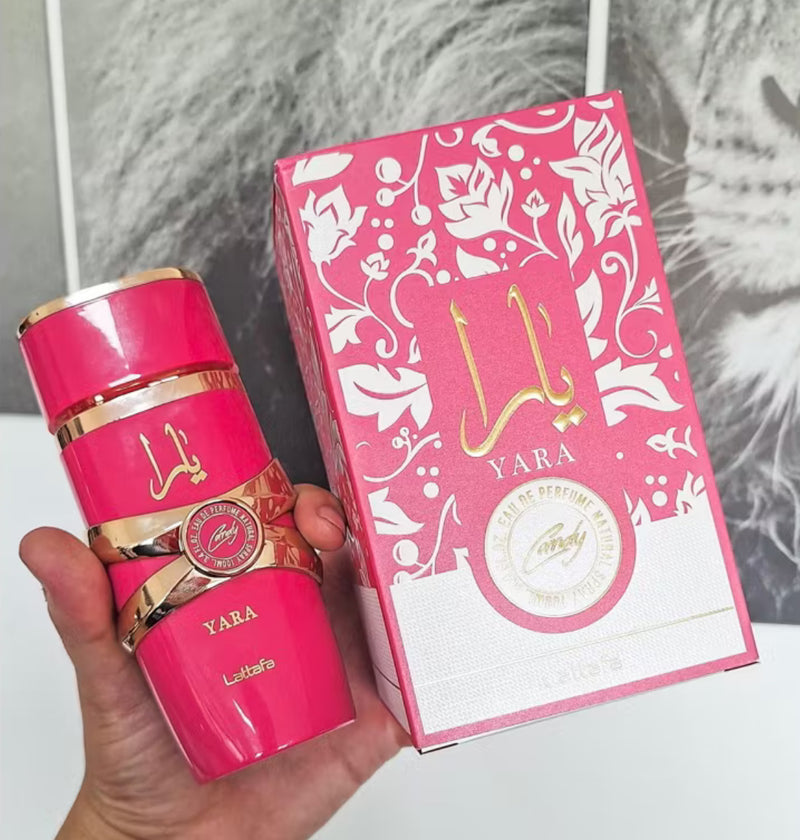 Perfume Árabe Lattafa Yara Candy Original Feminino 100ml