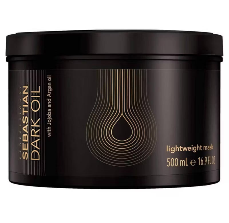 SEBASTIAN DARK OIL LIGHTWEIGHT KIT 1LITRO SHAMPOO+ACONDICIONADOR 1LITRO+ MASCARA DE 500 ML