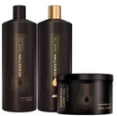 SEBASTIAN DARK OIL LIGHTWEIGHT KIT 1LITRO SHAMPOO+ACONDICIONADOR 1LITRO+ MASCARA DE 500 ML