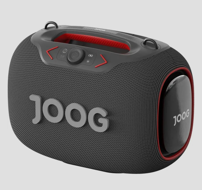 Speaker Joog Pair 1000 com 2 microfones sem fio 130W IPX6 Bluetooth/TWS + Tripé HS-01